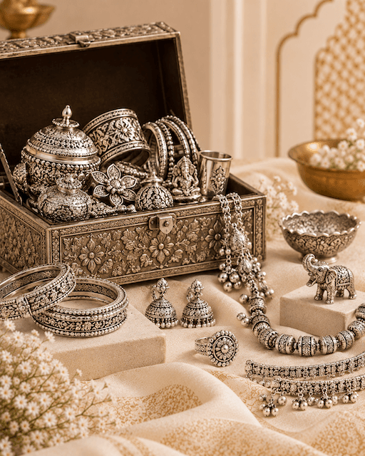 Silver Khajana Mixed Items